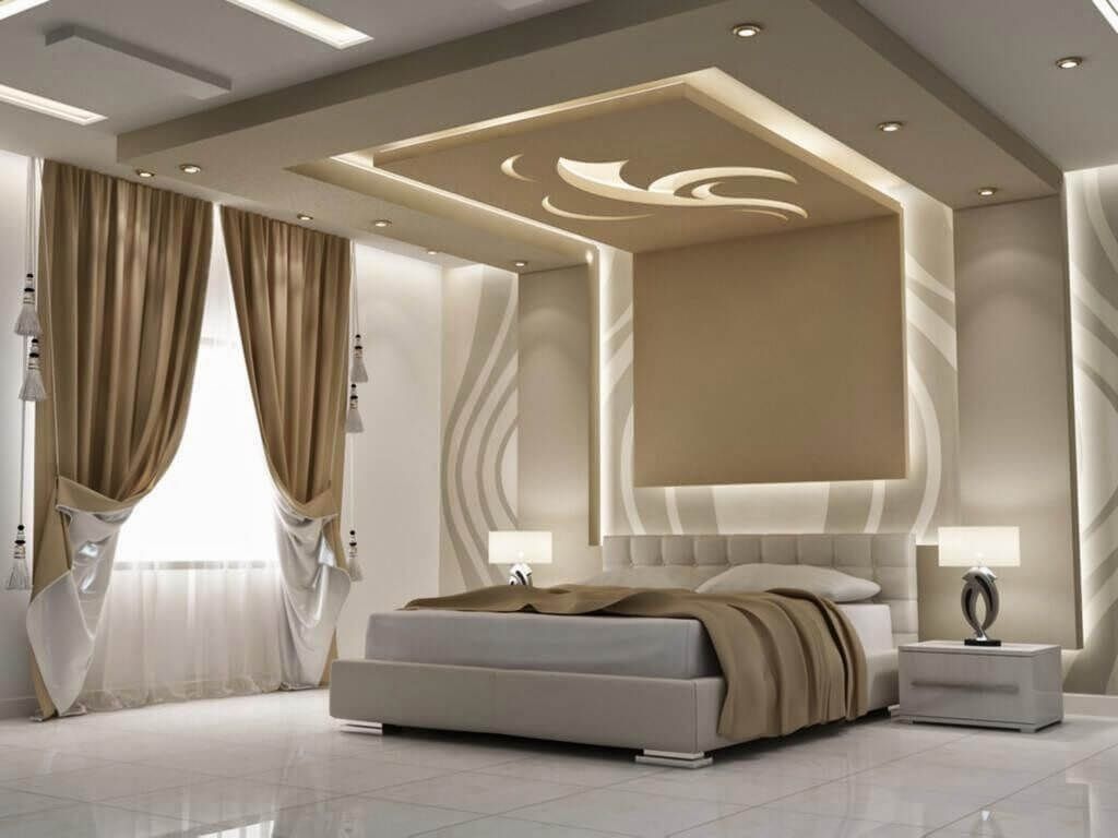 TerraSpace Luxury Bedroom False Ceiling
